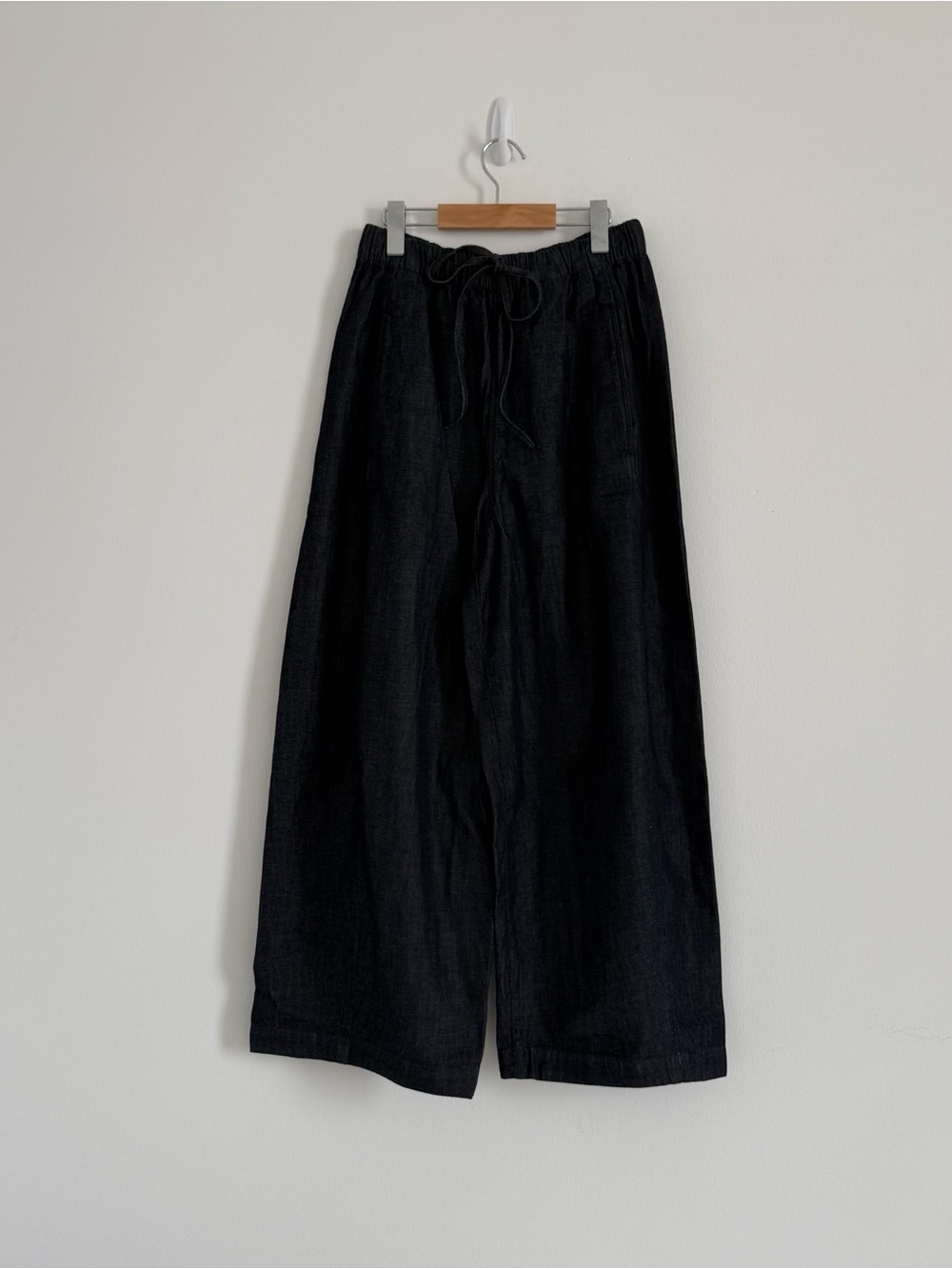 NWT COS Elasticated barrel-leg denim trousers size 2